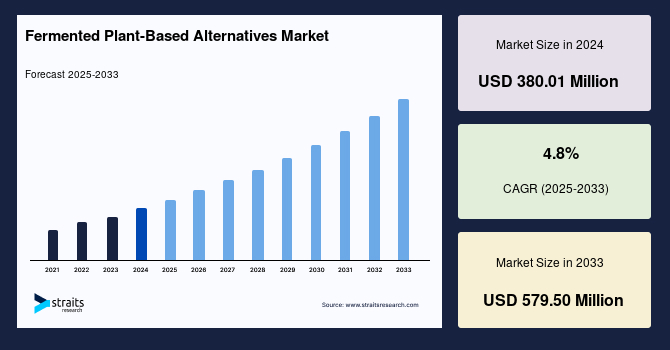 Fermented Plant-Based Alternatives Market Size